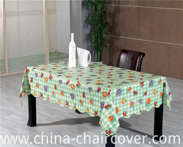 LFGB Nonwoven Backing PVC Printed Tablecloth Oko-Tex 100 China Factory